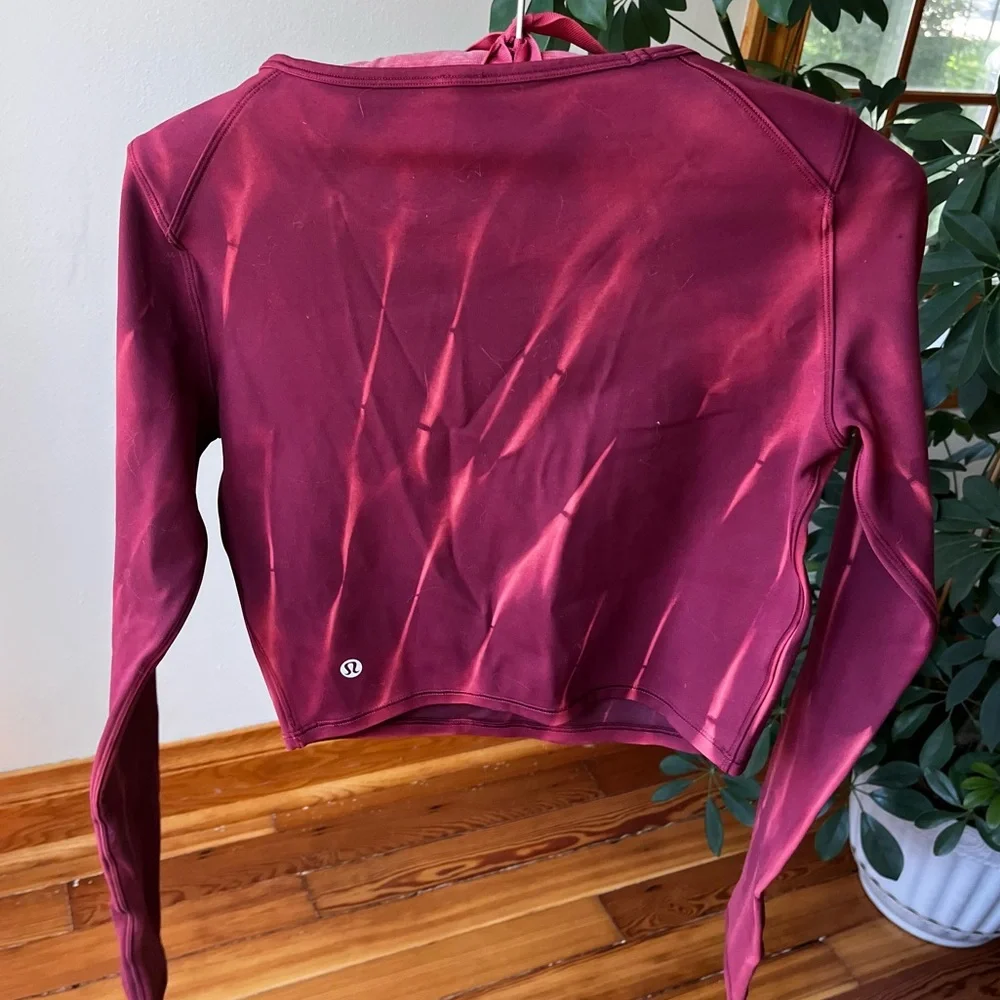 Lululemon Wunder Train Cropped Long Sleeve Shirt - Picture 6 of 8